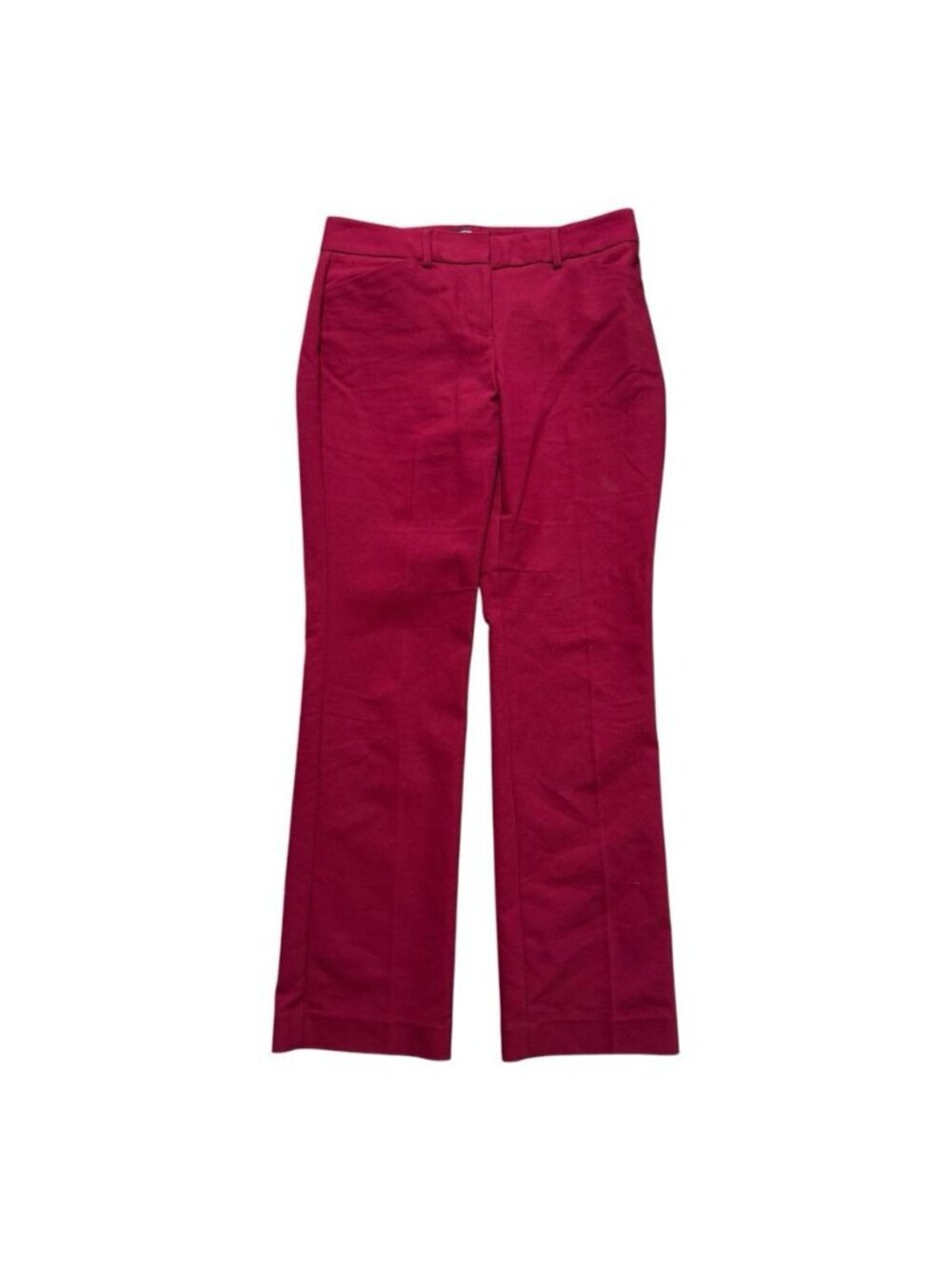 Express Editor Dress Pants Women’s 0S Burgundy Stretch Career Trousers